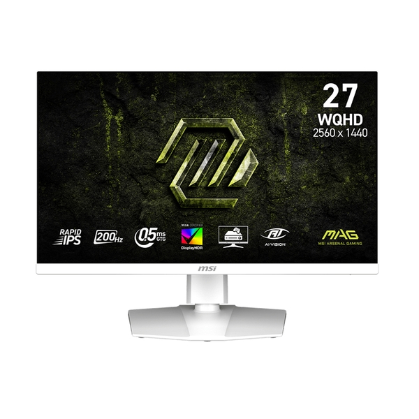 Màn Hình MSI MAG 274QRFW E20 (27 inch - IPS - 2K - 200Hz - 0.5ms - Trắng)