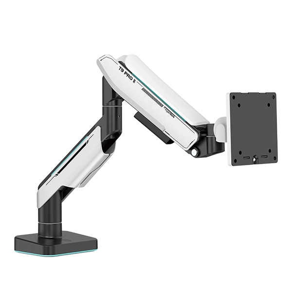 Giá treo màn hình Human Motion T9 Pro 2 (1 màn hình/ 22inch - 43inch/ Trắng/ Gắn bàn)