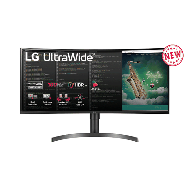 Màn hình LG 35WN75C-B (35inch/2K-QHD/VA/100Hz/5ms/240nits/HDMI+DP+TypeC+Audio/FreeSync/Loa/Cong)