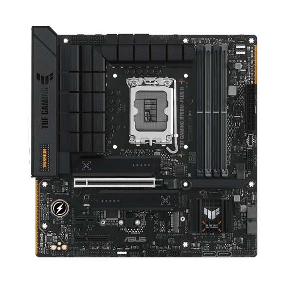 Mainboard Asus TUF Gaming B760M-PLUS II (Intel B760/ Socket 1700/ M-ATX/ 4 khe ram/ DDR5/ 2.5 Gigabit LAN)