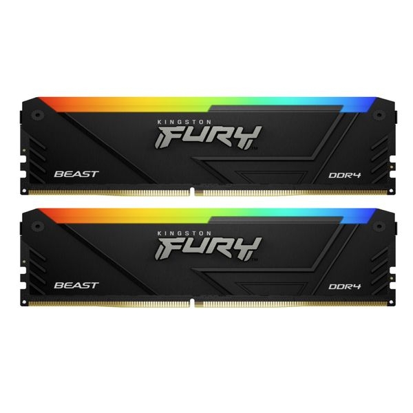 Ram desktop Kingston FURY Beast 64GB (2x32GB) DDR4 3600MHz (KF436C18BB2AK2/64) (LED RGB/ Non-ECC)