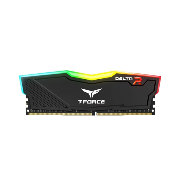 Ram desktop TeamGroup DELTA RGB 16GB Black TF3D416G3200HC16F01 (DDR4/ 3200 Mhz/ Tản nhiệt/ Non-ECC)