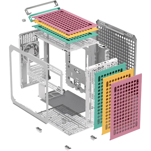 Vỏ Case Cooler Master QUBE 500 Flatpack Macaron Edition