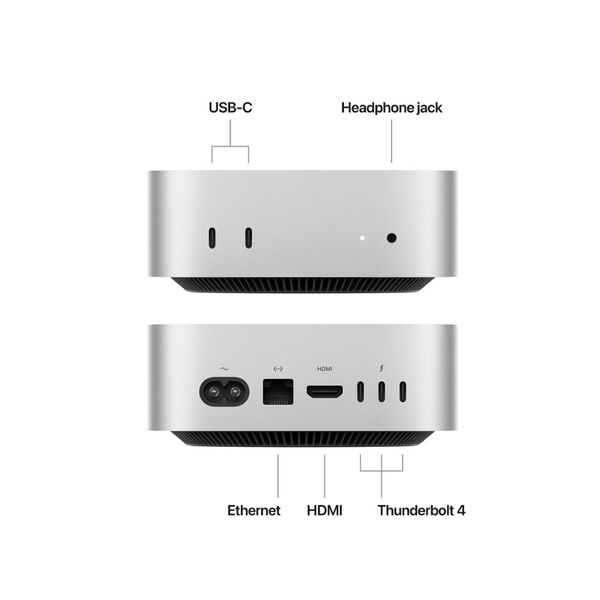 Mini PC Apple Mac M4 MU9E3SA/A (10 Core CPU/ 16GB/ 10 core GPU/ 512GB SSD/ Mac OS)