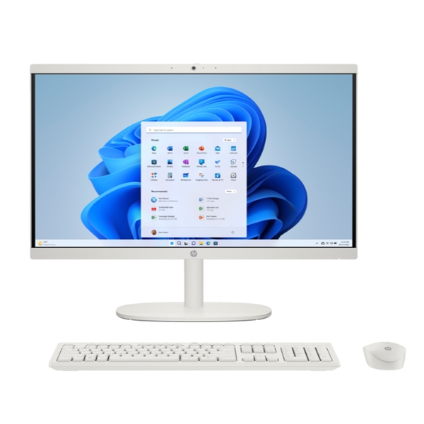 Máy tính AIO HP 22-dg0017d AY8C5PA (i3 N300/ 8GB/ 256GB SSD/ 21.5inch/ Win11/ White)