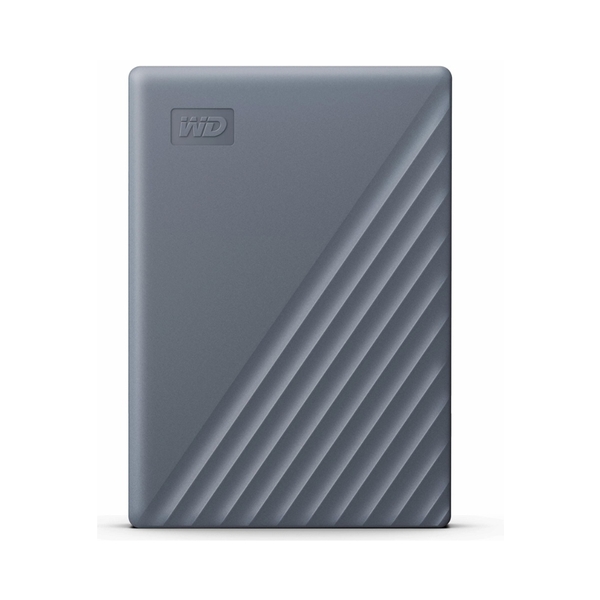 Ổ cứng di động Western 2Tb My Passport Silicon Grey (Type-C và USB3.2/ Xám)