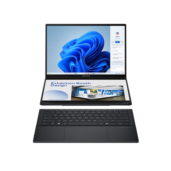 Laptop Asus Zenbook Duo UX8406CA-PZ109WS (Ultra 9 285H/ 32GB/ 1TB SSD/ 14 inch 3K Touch/ 120Hz/ Win 11/ Office/ Gray/ Vỏ nhôm/ Bút/ Túi)