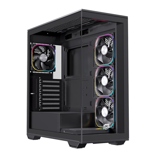 Vỏ máy tính EINAREX S700 RGB Black (Mid Tower/ ATX/ Đen)