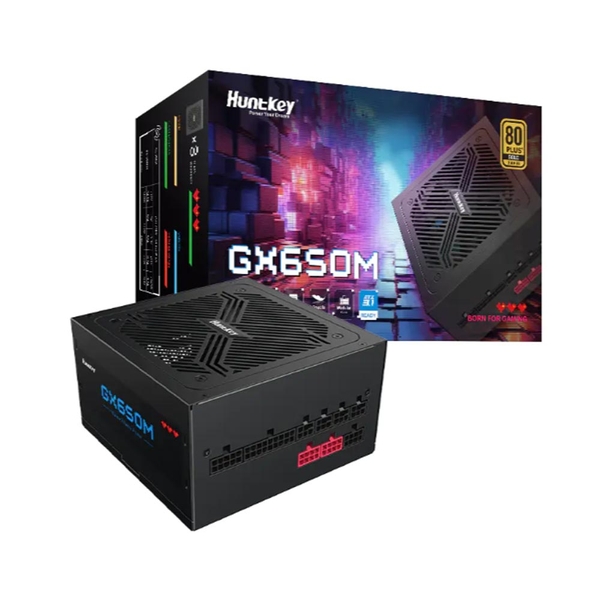 Nguồn máy tính Huntkey GX650M (650W/ 80 Plus Gold/ Full-Modular/ ATX/ Đen)
