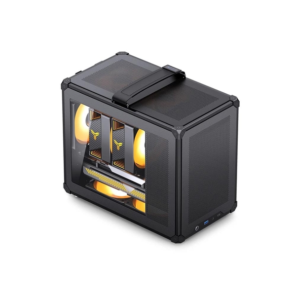 Vỏ máy tính JONSBO C6 MAX Black (Mini Tower/ M-ATX/ Đen)