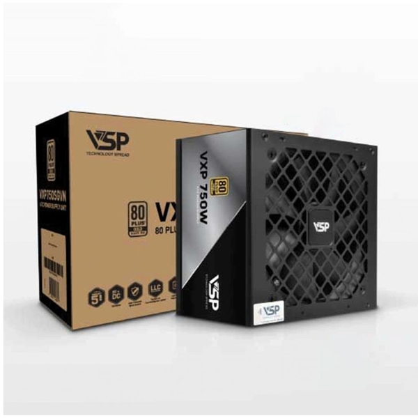Nguồn VSP VXP 750W SGVN Gold 230V (80 Plus Gold/ Full-Modular/ ATX/ Đen)