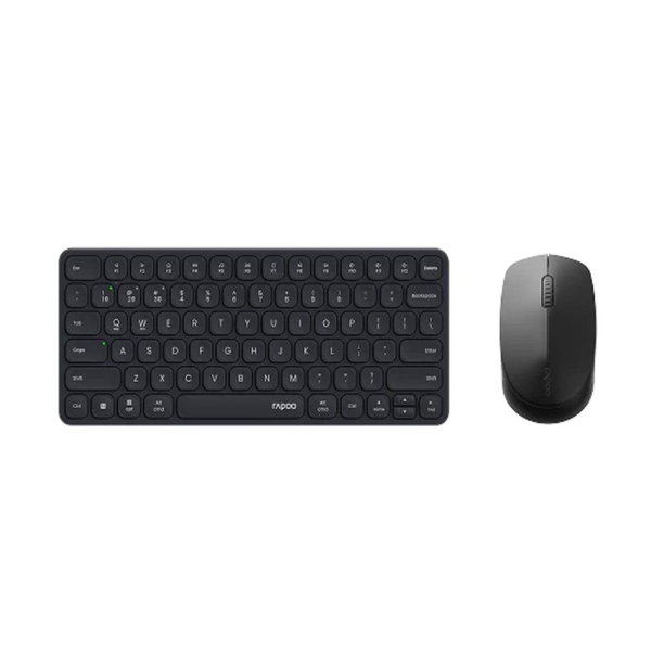 Bộ bàn phím chuột không dây Rapoo 9010M Màu đen (Bluetooth/Wireless/ Pin sạc)