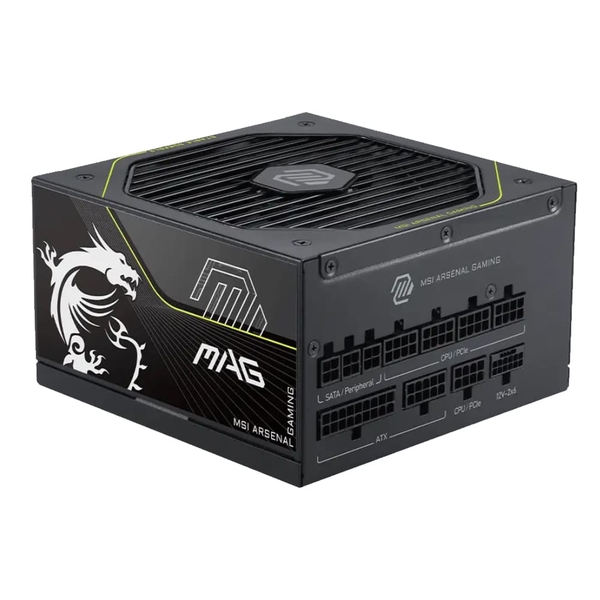 Nguồn máy tính MSI MAG A1200PLS PCIE5 (1200W/ 80 Plus Platinum/ Full-Modular/ ATX/ Đen)