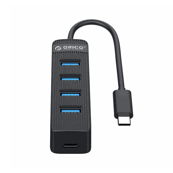 Bộ chia Type C ra 4 cổng USB 3.0 Orico TWC3-4A-BK-EP