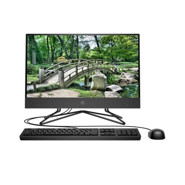 Máy tính để bàn HP 200 Pro G4 AIO, Core i5-1235U, 8GB RAM, 256GB SSD, Intel Graphics, 21.5"FHD, Webcam, Wlan ac+BT, USB Keyboard & Mouse, Win11 Home 64, 1Y WTY, 74S24PA