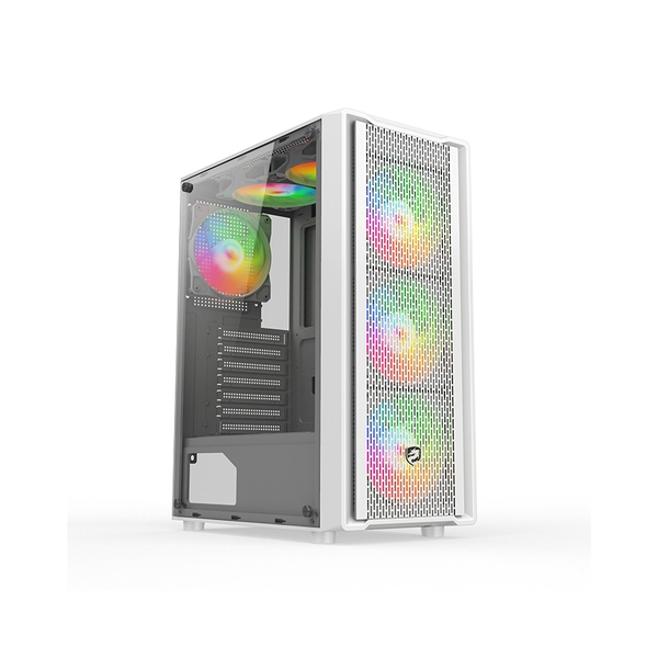 Vỏ Case VITRA CERES V305-M 3FRGB WHITE (Mid Tower/Màu Trắng/ Kèm sẵn 3 Fan RGB)