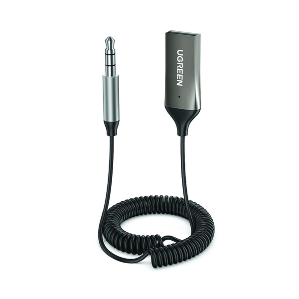 Bộ thu bluetooth 5.0 tích hợp mic sử dụng trên ô tô, loa Ugreen 70601