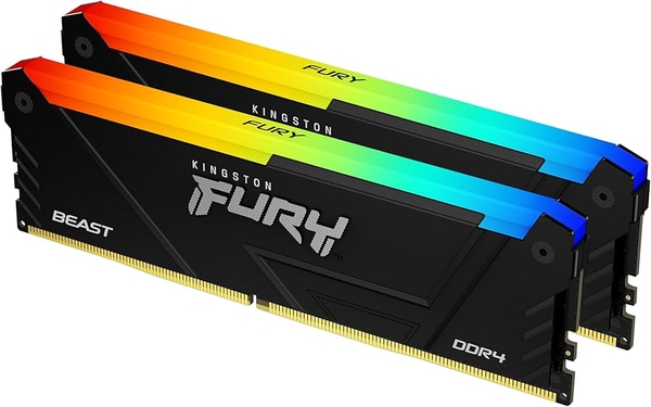 Ram desktop Kingston FURY Beast RGB 64GB (2x32GB) DDR4 3200MHz (KF432C16BB2AK2/64)