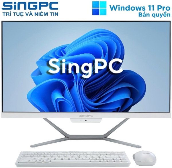 Máy tính All In One SingPC  M24Ki312U8M2-W (i3-1215U, Ram 8GB, SSD 256GB nvme, Màn hình 23.8