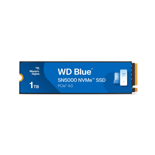 Ổ cứng SSD WD SN5000 Blue 1TB M.2 2280 PCIe NVMe 4x4 (Đọc 5150MB/s - Ghi 4850MB/s) - (WDS100T4B0E)