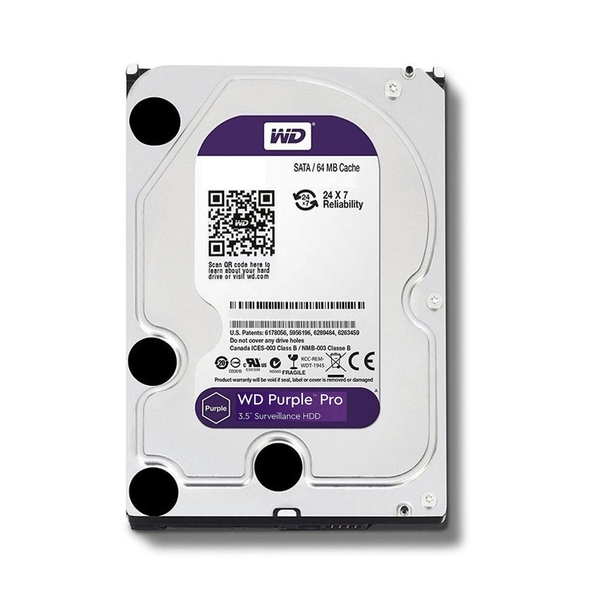 Ổ cứng HDD WD Purple Pro 14TB 3.5 inch, 7200RPM,SATA, 512MB Cache (WD142PURP)
