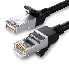 Cáp mạng LAN CAT 6 Đầu bấm kim loại Ugreen 50190 0.5M màu Đen