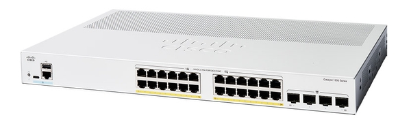 C1200-24P-4G | Switch Cisco Catalyst 1200™ 24x 1GE PoE+, 4x SFP