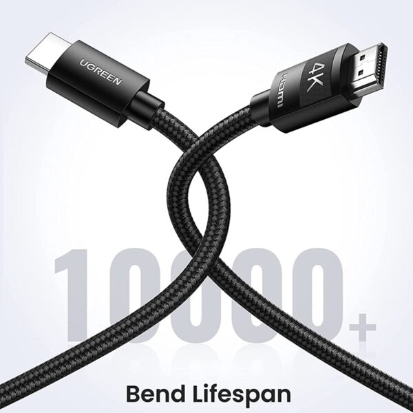Cáp HDMI 2.0 bện nylon dài 3m chính hãng Ugreen 40102