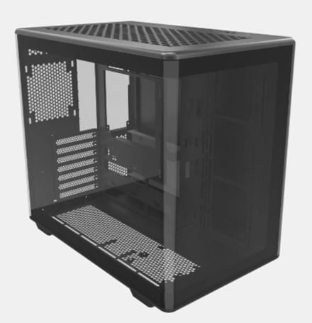 Vỏ máy tính Cooler Master Elite 600 Black (Mid Tower/ ATX/ Đen)
