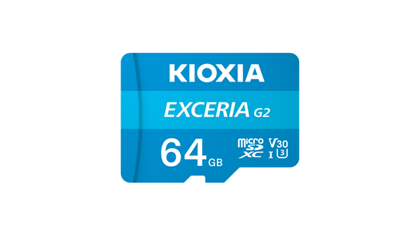 Thẻ nhớ Micro SDXC Kioxia Exceria 64GB G2 UHS-I C10 A1 U3 V30