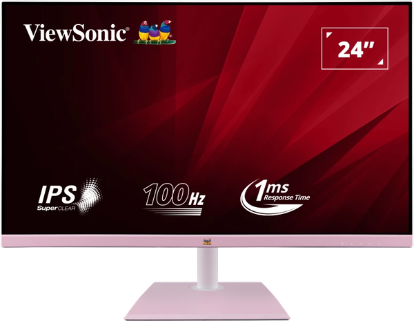 Màn hình Viewsonic VA2436-H-P-N (23.8 inch/FHD/IPS/100Hz/1ms/Pink)