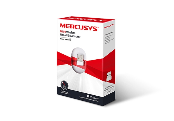 Bộ chuyển đổi USB thu Wi-Fi Nano Mercusys MW150US