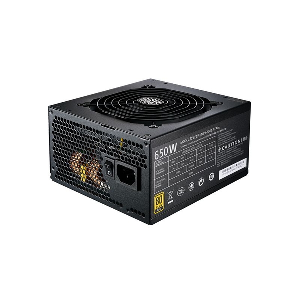 Nguồn Cooler Master MWE Gold 650 (80 Plus Gold Full Modular/Màu Đen)