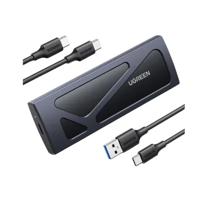 Box ổ cứng SSD M.2 NVMe USB Type-C 3.2 GEN2 tốc độ 10Gbps Ugreen 15512 cao cấp (Max 8TB)