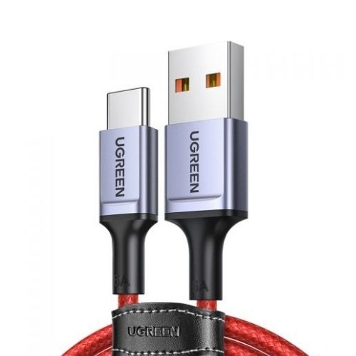 Cáp sạc, Truyền dữ liệu USB 2.0 sang USB-C Ugreen 20527 1M 6A Màu Đỏ