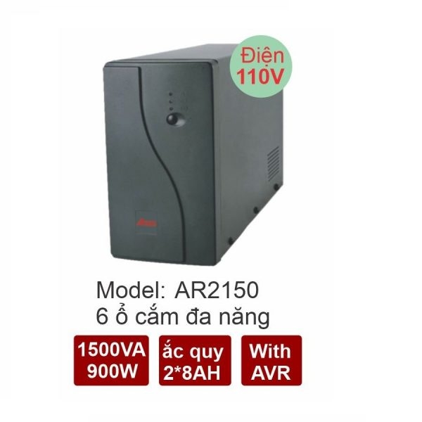 Bộ lưu điện UPS Ares AR2150 1500/900W/110V