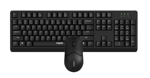 Bộ bàn phím chuột không dây Rapoo X1500 | 2.4GHz | 1200dpi