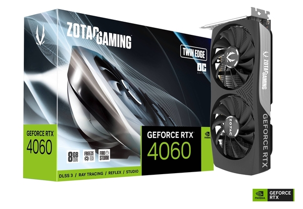 Cạc màn hình gaming Zotac GeForce RTX 4060 8GB Twin Edge OC