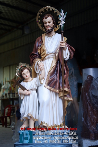 TƯỢNG THÁNH GIUSE DẮT CHÚA