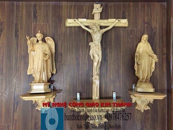 bàn thờ công giáo,các mẫu bàn thờ đẹp bàn thờ chúa, kệ thờ