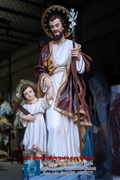 TƯỢNG THÁNH GIUSE DẮT CHÚA