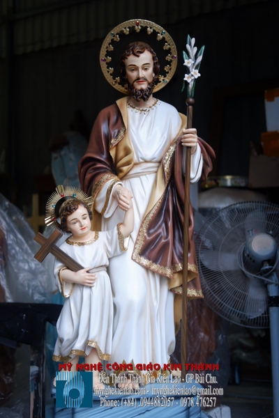 TƯỢNG THÁNH GIUSE DẮT CHÚA