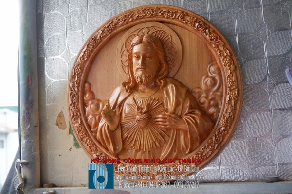 TƯỢNG PHÙ ĐIÊU CHÚA TRÁI TIM - THÁNH TÂM CHÚA