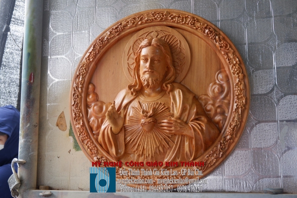 TƯỢNG PHÙ ĐIÊU CHÚA TRÁI TIM - THÁNH TÂM CHÚA