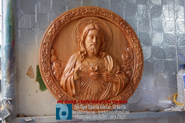 TƯỢNG PHÙ ĐIÊU CHÚA TRÁI TIM - THÁNH TÂM CHÚA