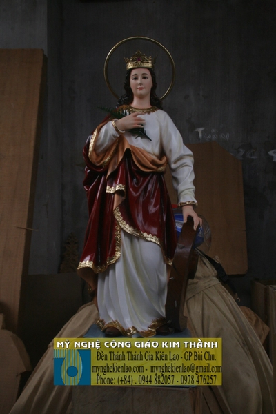 TƯỢNG THÁNH NỮ CATHARINE THÀNH ALEXANDERIA