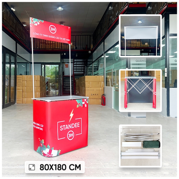 booth sampling nhôm