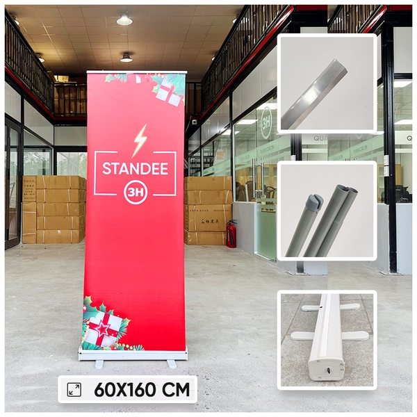 standee cuốn nhựa