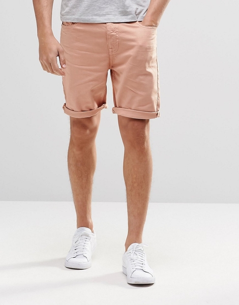 Quần Denim mỏng màu hường