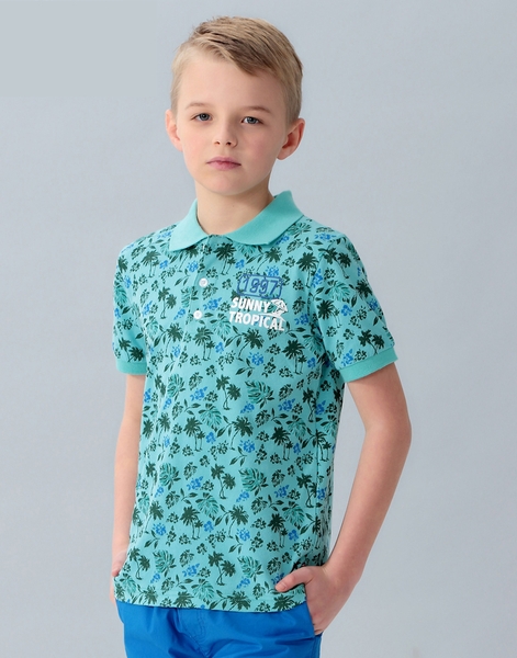 Áo T-shirt in hoa lá